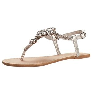 🥂PRICE FIRM🥂David’s Bridal Rhinestone Sandals